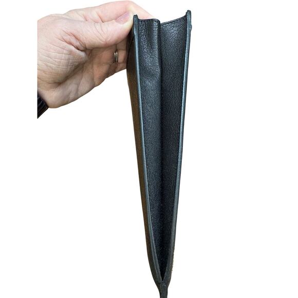 Saint Laurent NIB Studded Leather Portfolio in Black w/Box, Dustbag & COA - Picture 15 of 16